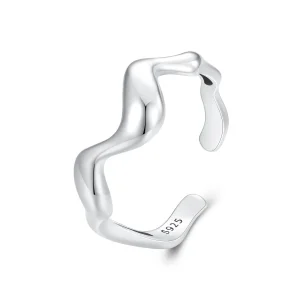 Pandora Style Wave Ring - SCR954 (image for) Pandora Style Wave Ring - SCR954