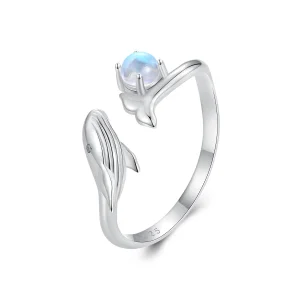 (image for) Pandora Style Whale Open Ring - BSR473-E