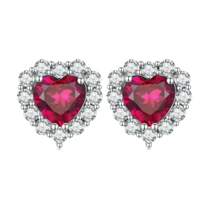 Pandora Style Zircon Love Studs Earrings - SCE1577 (image for) Pandora Style Zircon Love Studs Earrings - SCE1577