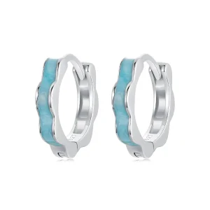 PANDORA Style Blue Flower Shaped Earrings - BSE955 (image for) PANDORA Style Blue Flower Shaped Earrings - BSE955