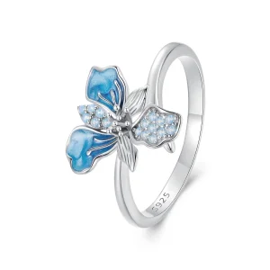 PANDORA Style Blue Iris Ring - BSR509-E (image for) PANDORA Style Blue Iris Ring - BSR509-E