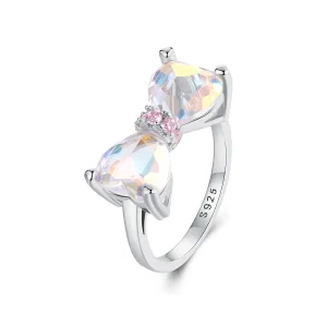 (image for) PANDORA Style Bow Large Center Stone Ring - SCR1000