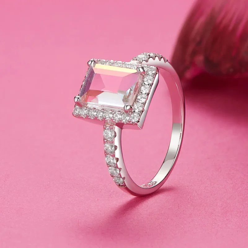 (image for) PANDORA Style Girls Large Center Stone Ring - SCR999 - View 2
