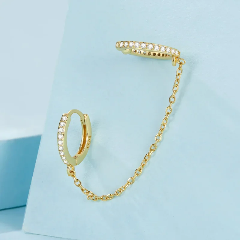 (image for) PANDORA Style Gold Plated Ear Cuffs - SCE1679-B - View 3
