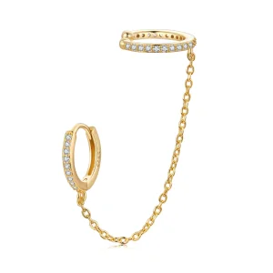 (image for) PANDORA Style Gold Plated Ear Cuffs - SCE1679-B