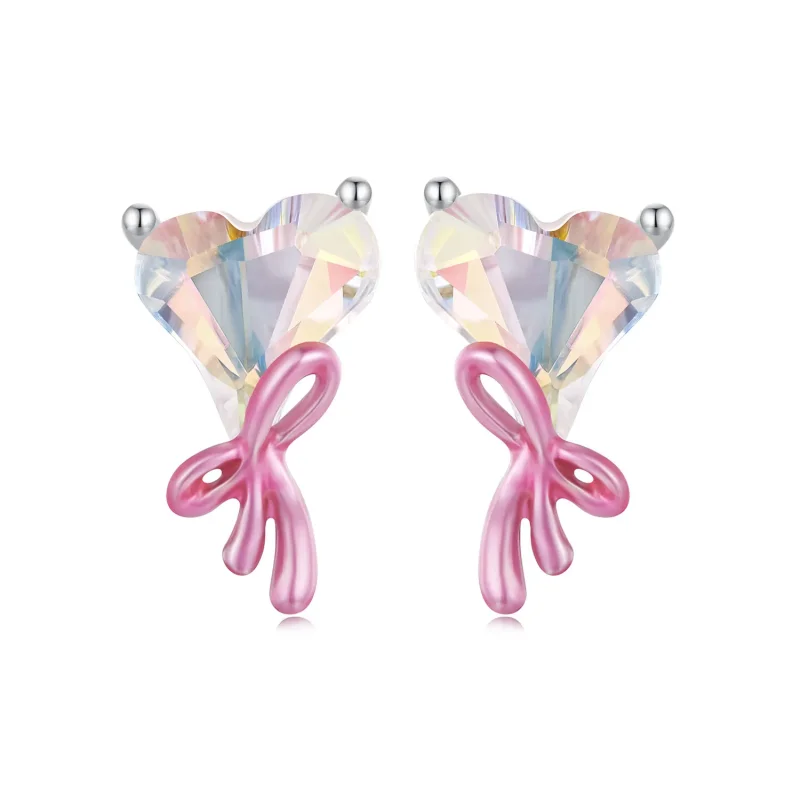 (image for) PANDORA Style Love Bow Earrings - SCE1696
