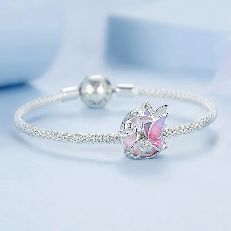 (image for) PANDORA Style Neon Moonlight Butterfly Charm - BSC968 - View 5