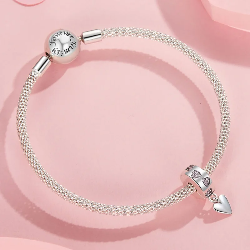 (image for) PANDORA Style Smart Heart Silicone Buckle Charm - SCC2694 - View 5