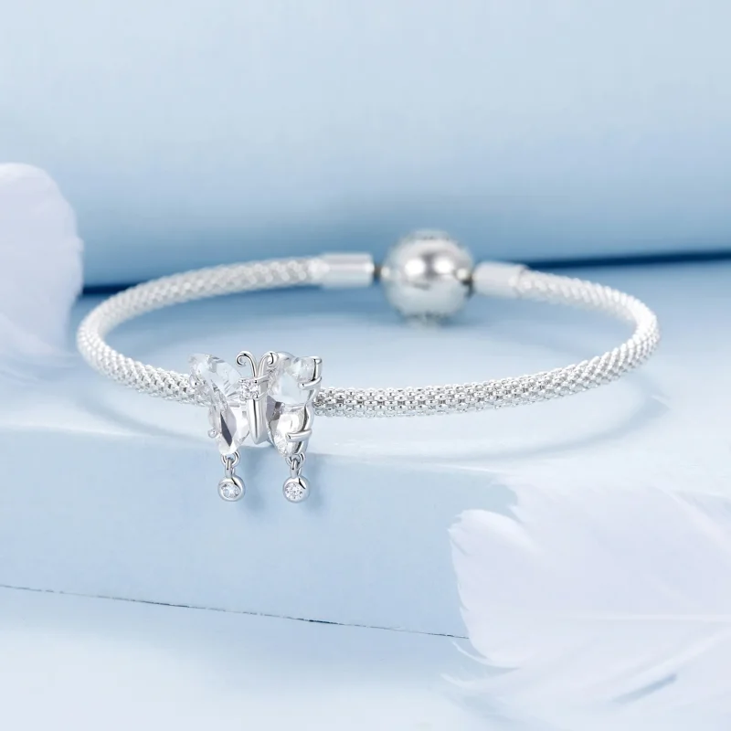 (image for) PANDORA Style Sparkle Butterfly Charm - BSC965 - View 3
