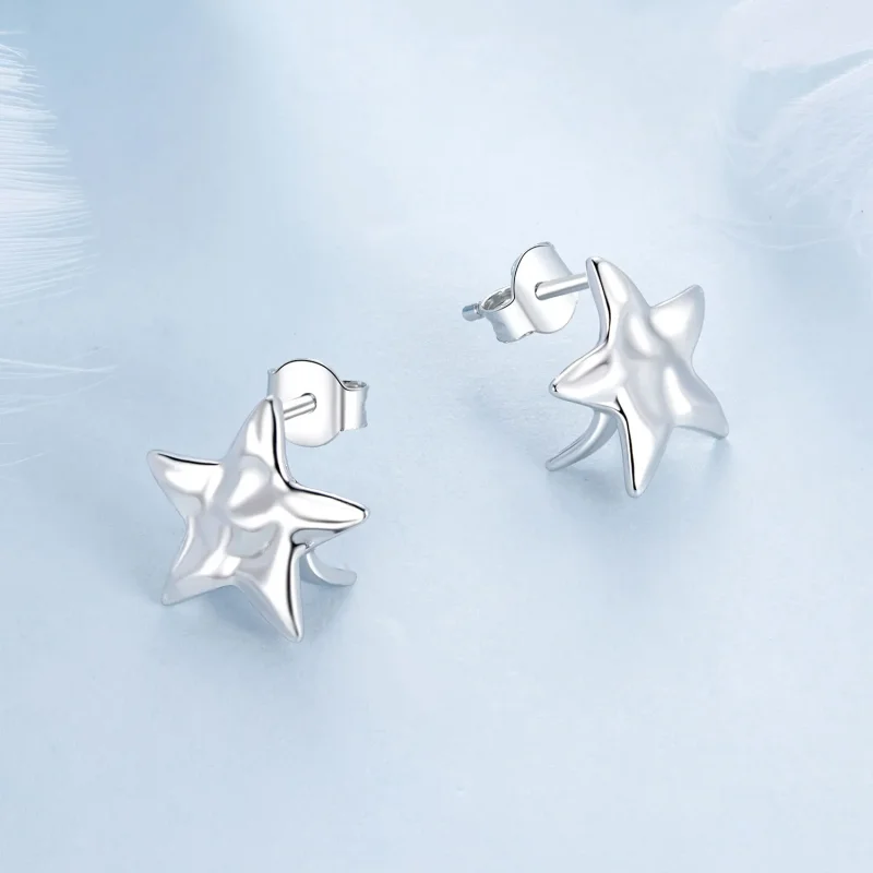 (image for) PANDORA Style Star Earrings - BSE965 - View 3