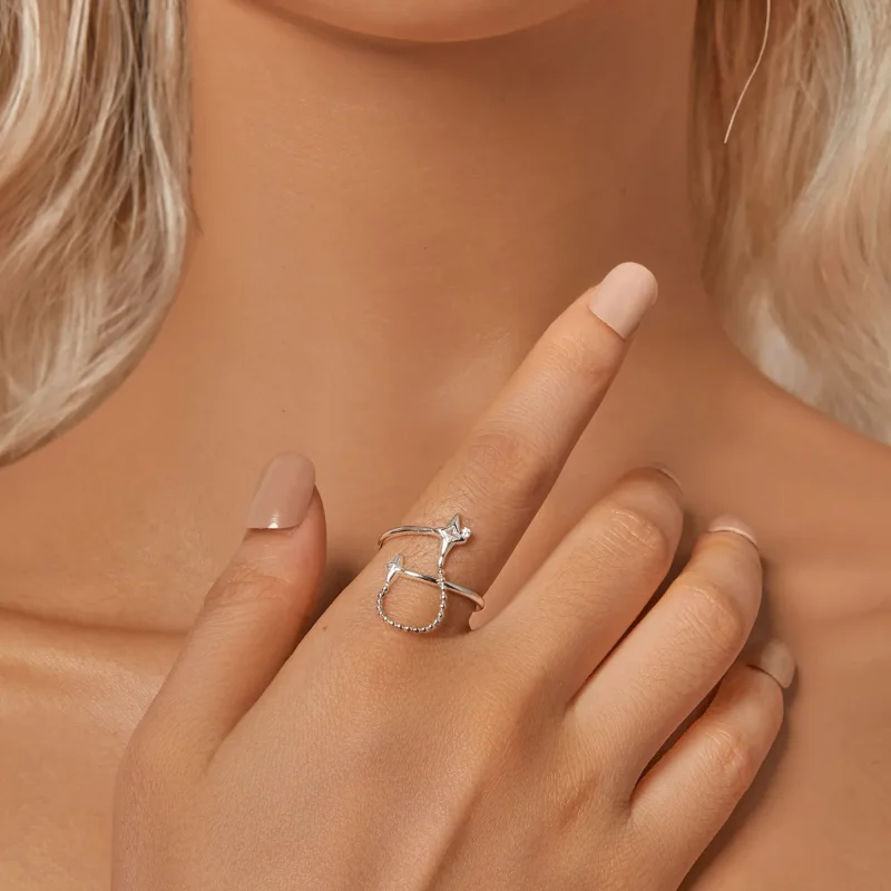 (image for) PANDORA Style Starlight Open Ring - BSR519-E - View 6