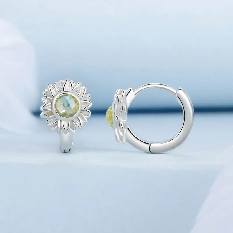 (image for) PANDORA Style Sunflower Earrings - BSE966 - View 2
