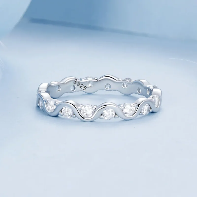 (image for) PANDORA Style Wave Ring - BSR515 - View 3