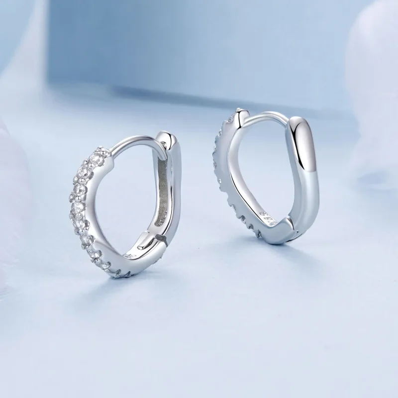 (image for) PANDORA Style Wavy Earrings - BSE959 - View 3