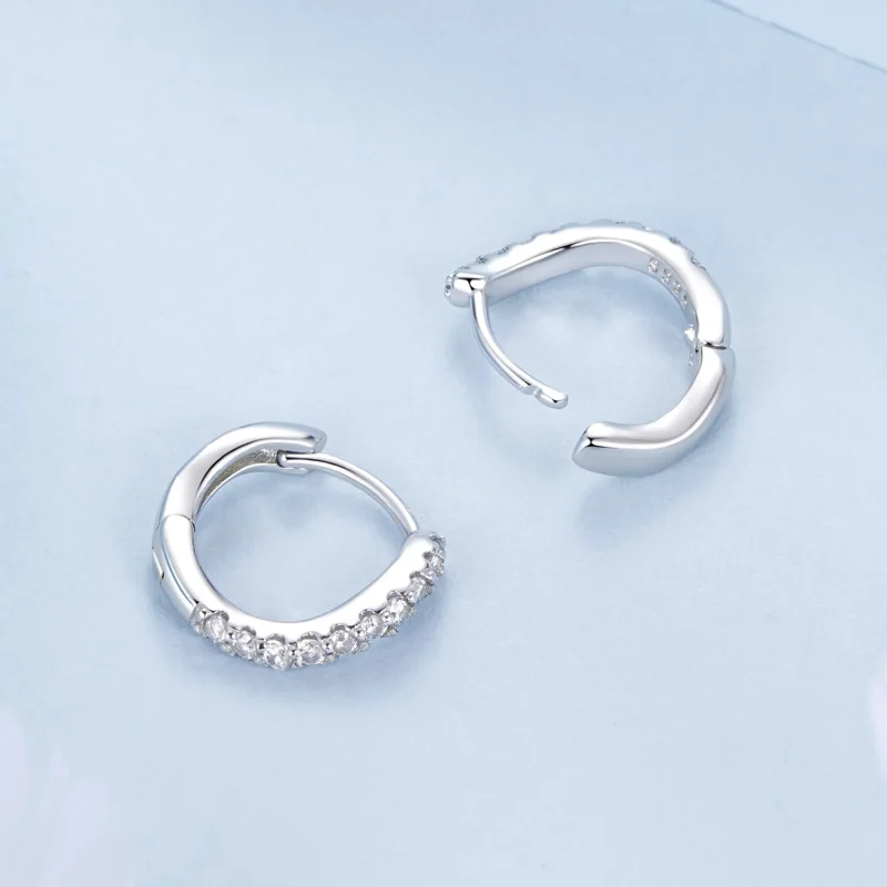 (image for) PANDORA Style Wavy Earrings - BSE959 - View 4