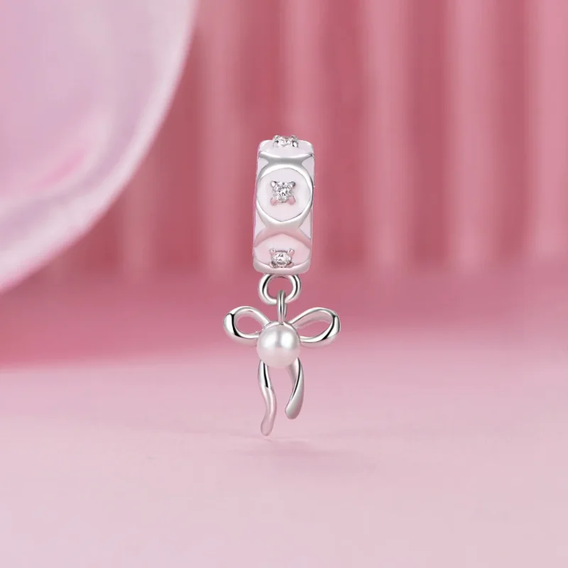 (image for) PANDORA Style Ballet Bow Positioning Buckle Charm - SCC2763 - View 2