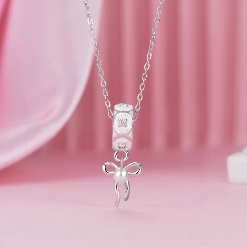 (image for) PANDORA Style Ballet Bow Positioning Buckle Charm - SCC2763 - View 3