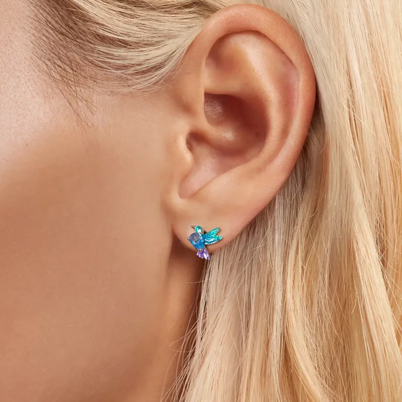 (image for) PANDORA Style Bird Earrings - BSE989 - View 5