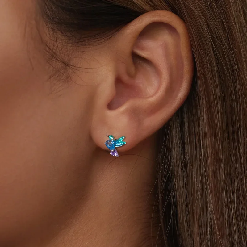 (image for) PANDORA Style Bird Earrings - BSE989 - View 6