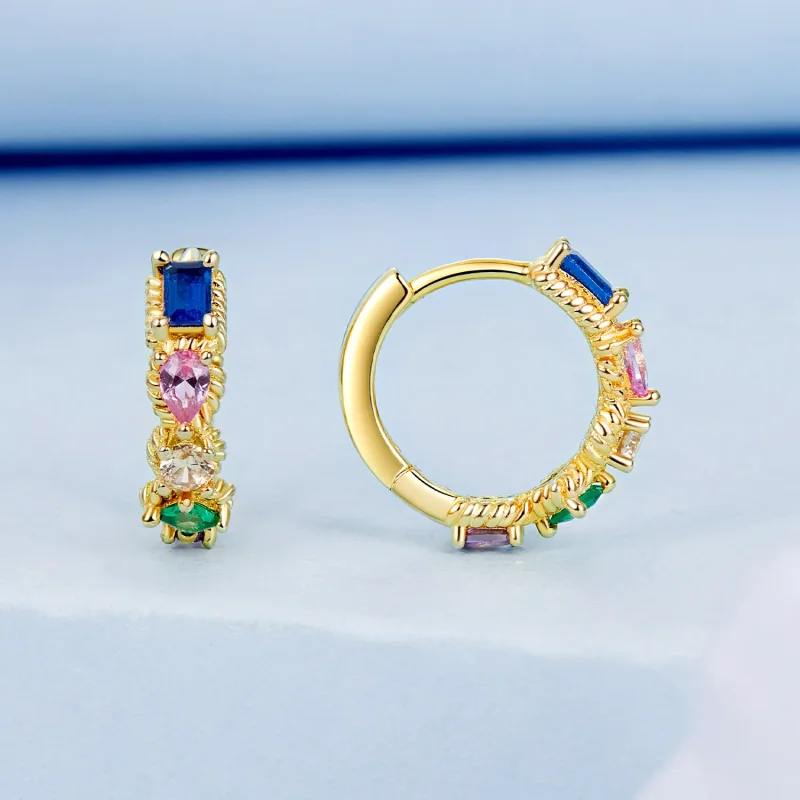(image for) PANDORA Style Colorful Earrings - BSE974 - View 2