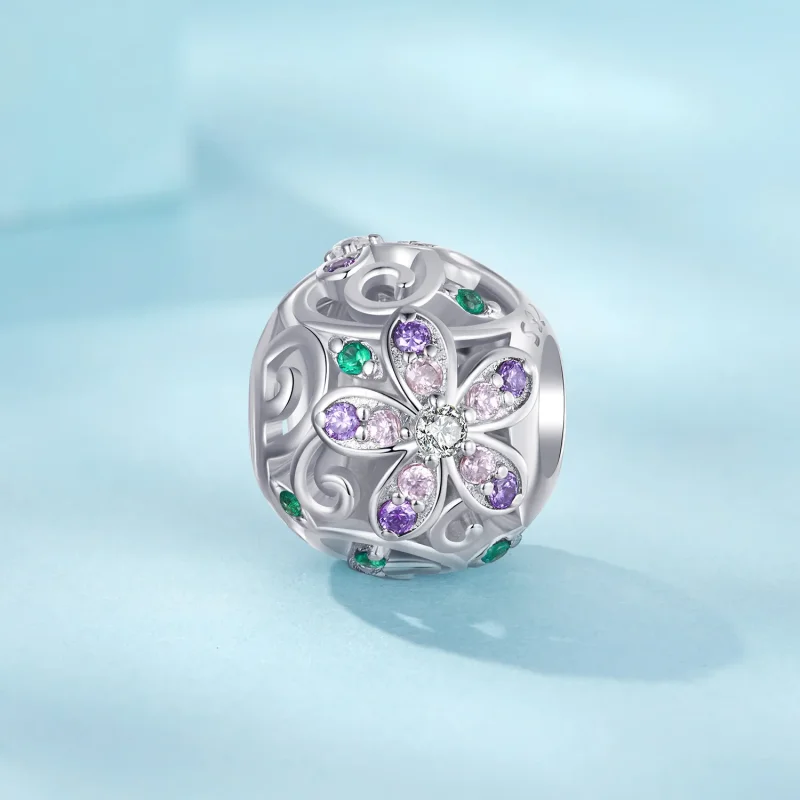 (image for) PANDORA Style Flower Vine Beads - SCC2741 - View 2