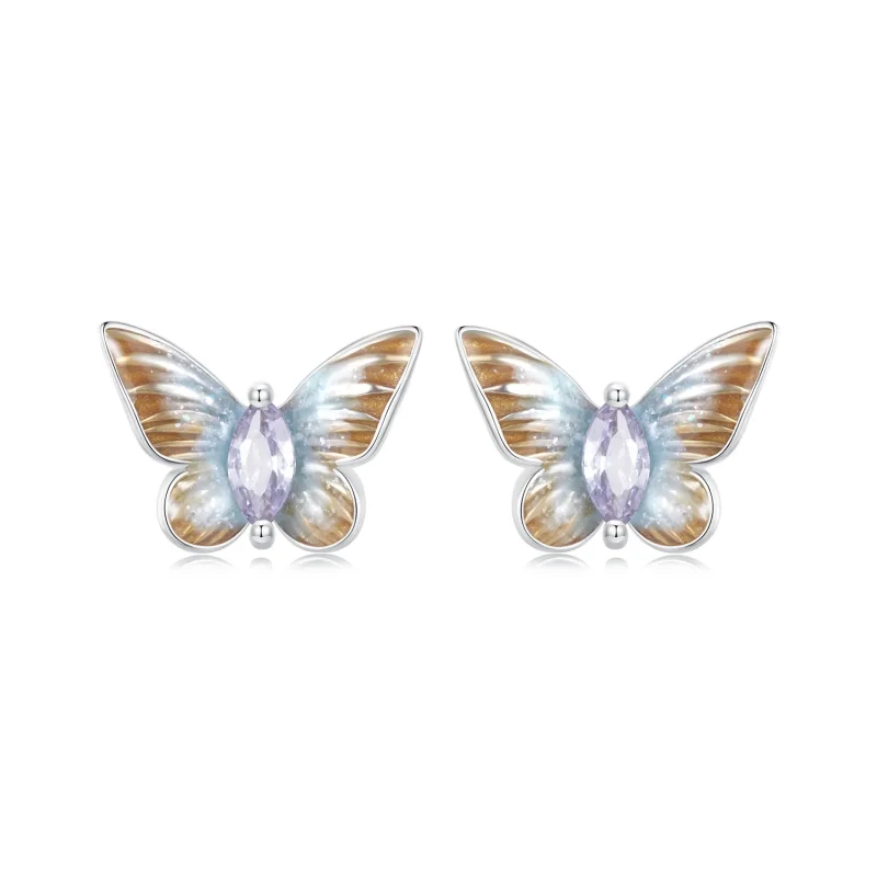 (image for) PANDORA Style Graceful Butterfly Stud Earrings - BSE993