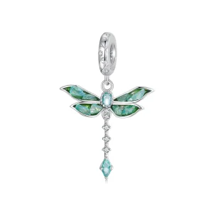 PANDORA Style Green Dragonfly Pendant - BSC983 (image for) PANDORA Style Green Dragonfly Pendant - BSC983