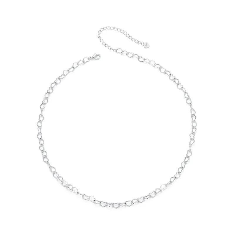 (image for) PANDORA Style Heart Chain Necklace - BSA005