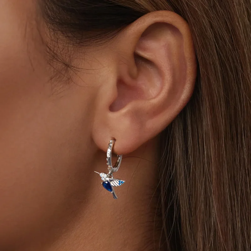 (image for) PANDORA Style Hummingbird Earrings - BSE985 - View 5