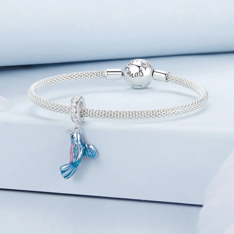 (image for) PANDORA Style Kingfisher Pendant - BSC1004 - View 3