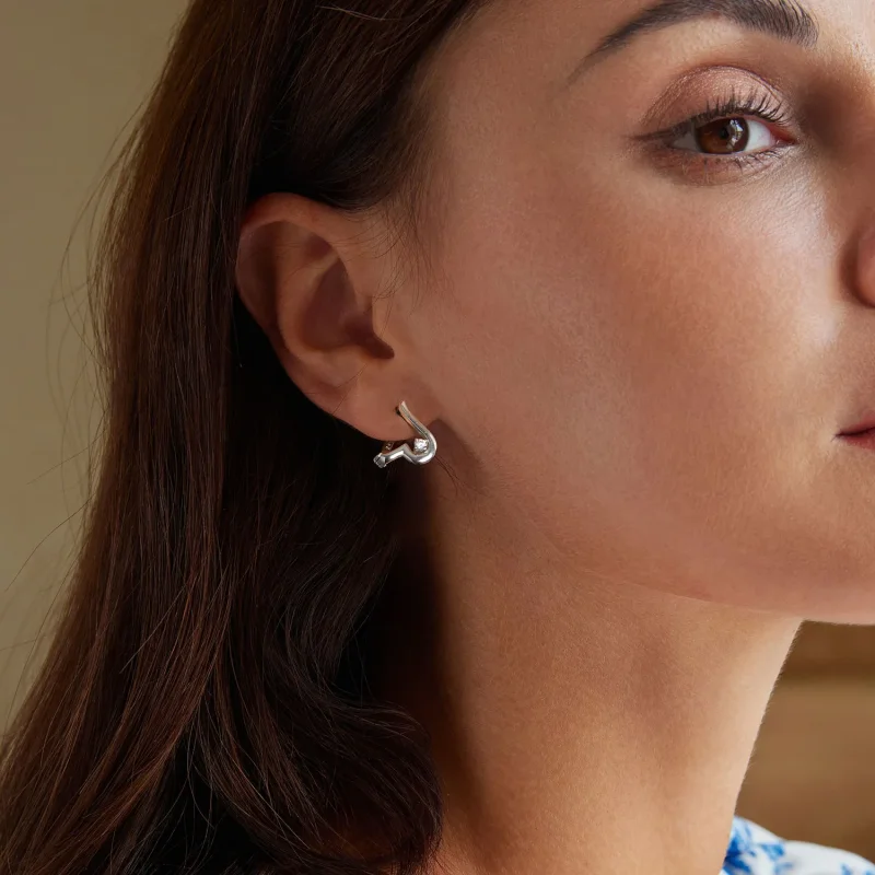 (image for) PANDORA Style Love Earrings - BSE970 - View 7