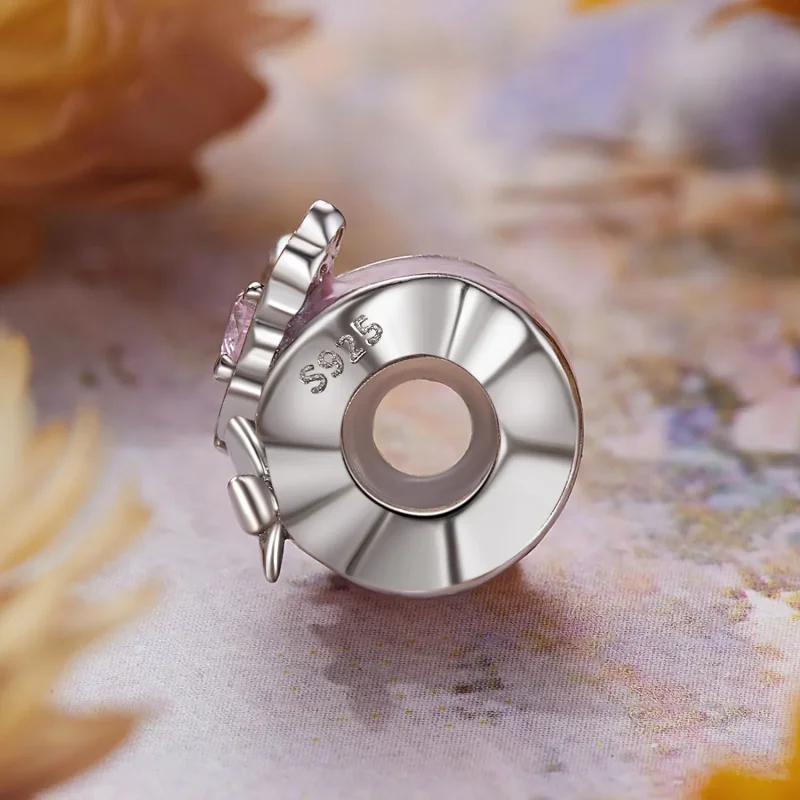 (image for) PANDORA Style Monet Butterfly Silicone Spacer Beads - BSC991 - View 3