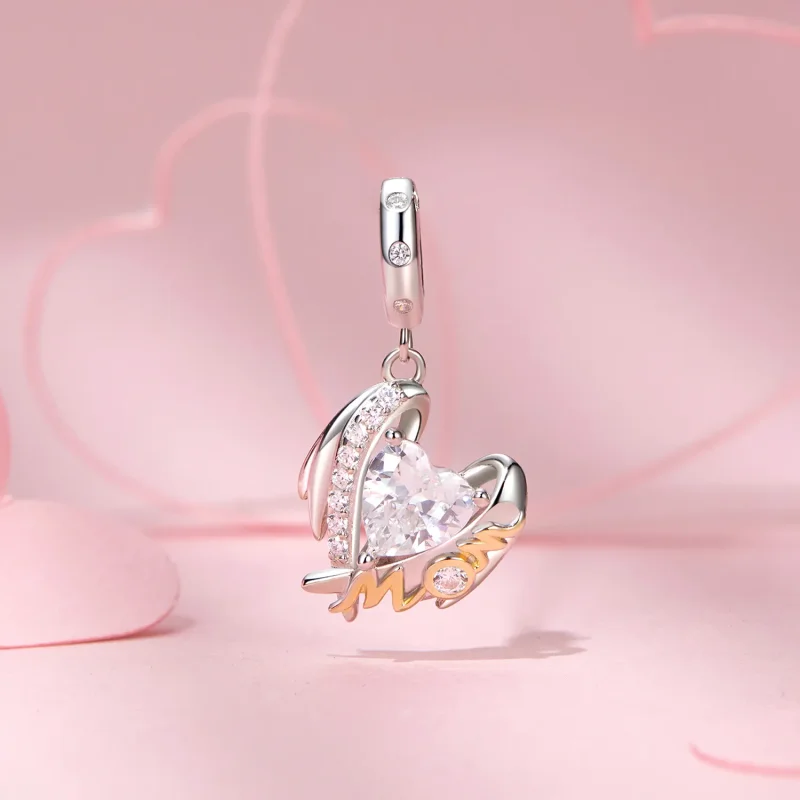 (image for) PANDORA Style Mother's Day Love Wings Pendant - BSC1001 - View 2