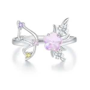 (image for) PANDORA Style Pink Butterfly Ring - SCR1011-E
