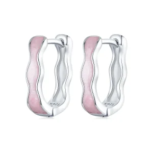 (image for) PANDORA Style Pink Square Earrings - SCE1709