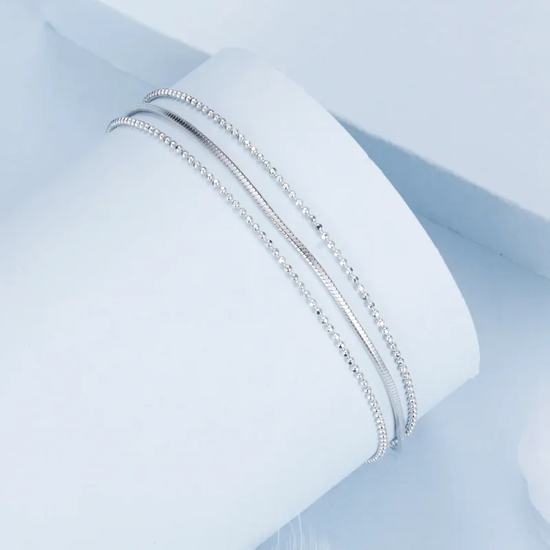 (image for) PANDORA Style Simple Three-Layer Bracelet - BSB164 - View 2
