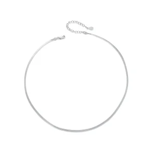 (image for) PANDORA Style Snake Bone Chain Basic Necklace - BSA008
