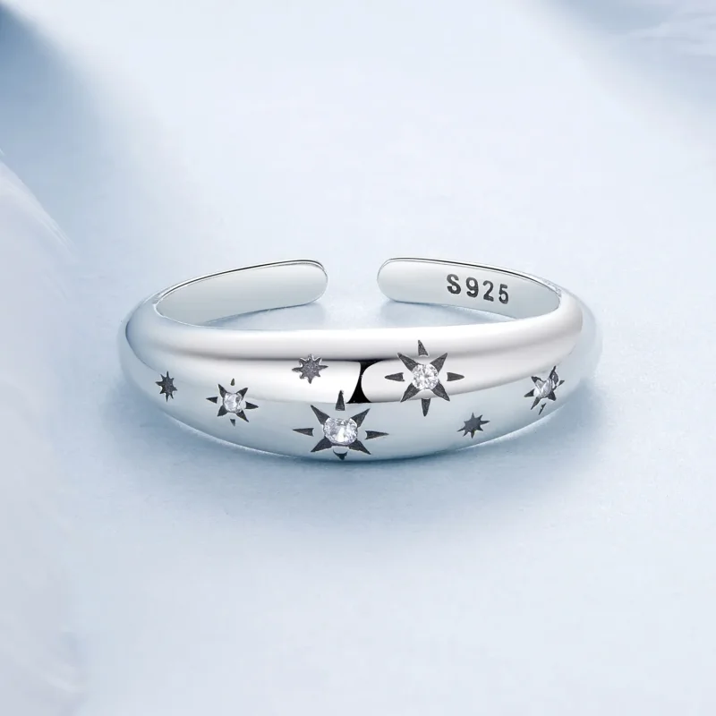 (image for) PANDORA Style Star Open Ring - BSR547-E - View 3