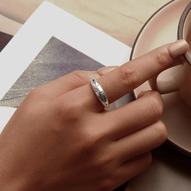 (image for) PANDORA Style Star Open Ring - BSR547-E - View 5