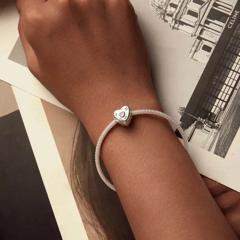 (image for) PANDORA Style Valentine's Day Open And Close Heart Beads - BSC973 - View 7