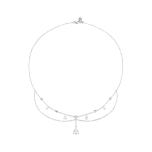(image for) PANDORA Style Water Drop Tassel Necklace - BSN383