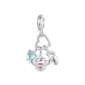 PANDORA Style Baby bottle set pendant - SCC2820 (image for) PANDORA Style Baby bottle set pendant - SCC2820