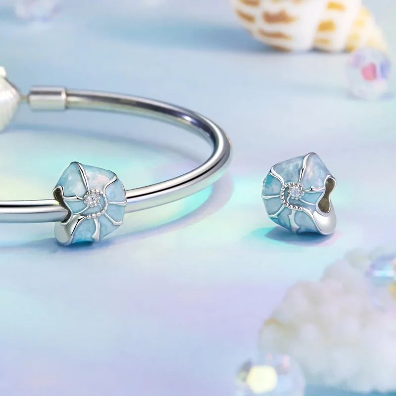 (image for) PANDORA Style Blue conch charm - BSC1018 - View 4