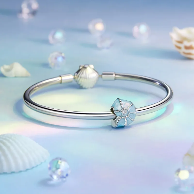 (image for) PANDORA Style Blue conch charm - BSC1018 - View 5