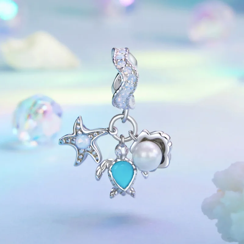 (image for) PANDORA Style Blue Ocean Pendant - BSC992 - View 2