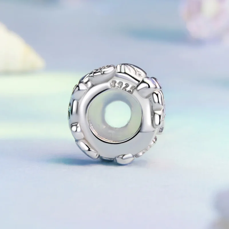 (image for) PANDORA Style Blue Ocean Silicone Spacer charm - BSC1019 - View 3