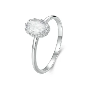 (image for) PANDORA Style Brilliant Beauty 1ct Moissanite Ring (with one certificate) - MSR049