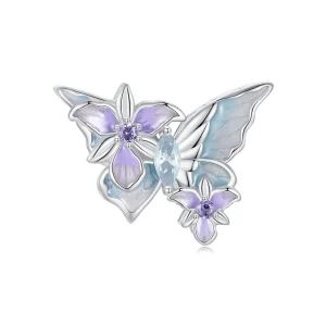 PANDORA Style Butterfly Iris charm - BSC1030 (image for) PANDORA Style Butterfly Iris charm - BSC1030
