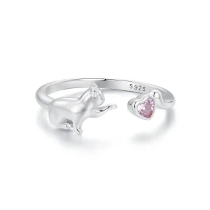 (image for) PANDORA Style Cat opening ring - SCR1027-E
