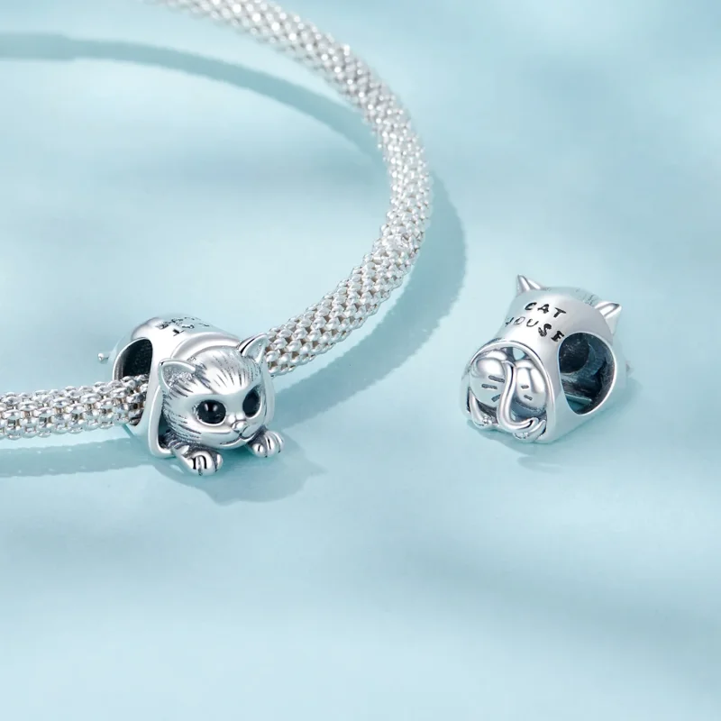 (image for) PANDORA Style Cozy Cat House charm - SCC2797 - View 4